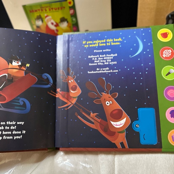 Hallmark Keepsake “Where’s Santa’s Stuff?” Interactive Ornament & Storybook Set - Picture 11 of 11